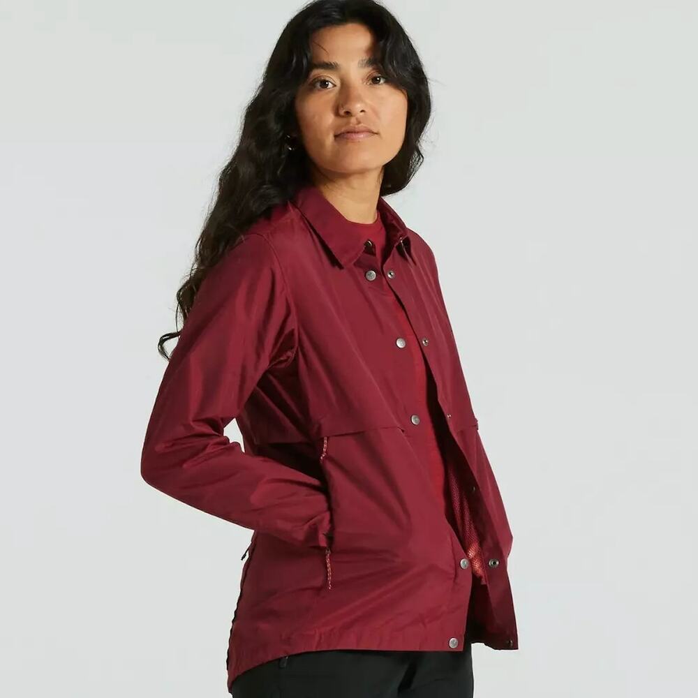 Fjallraven Specialized S/F Rider's Wind Jacket Women's Pomegranate Red Medium